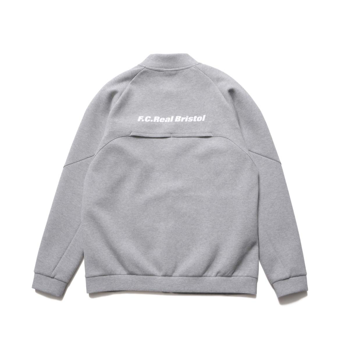 F.C.Real Bristol / TECH SWEAT VENTILATION JACKET (Gray) 背面